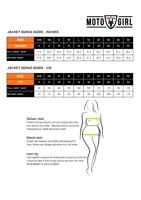 JACKETS SIZING GUIDE